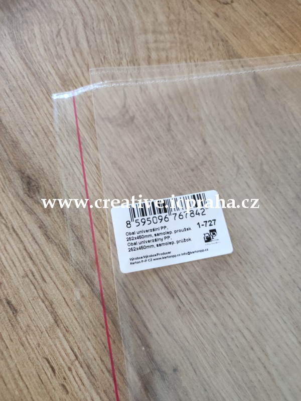 obal PP Kniha 252x450 EE727